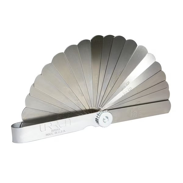 SAE 25-blade feeler gauge set, Urrea, Mfr#: 000AA